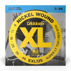 D'Addario EXL125 Super Light Top Regular Bottom 9-46