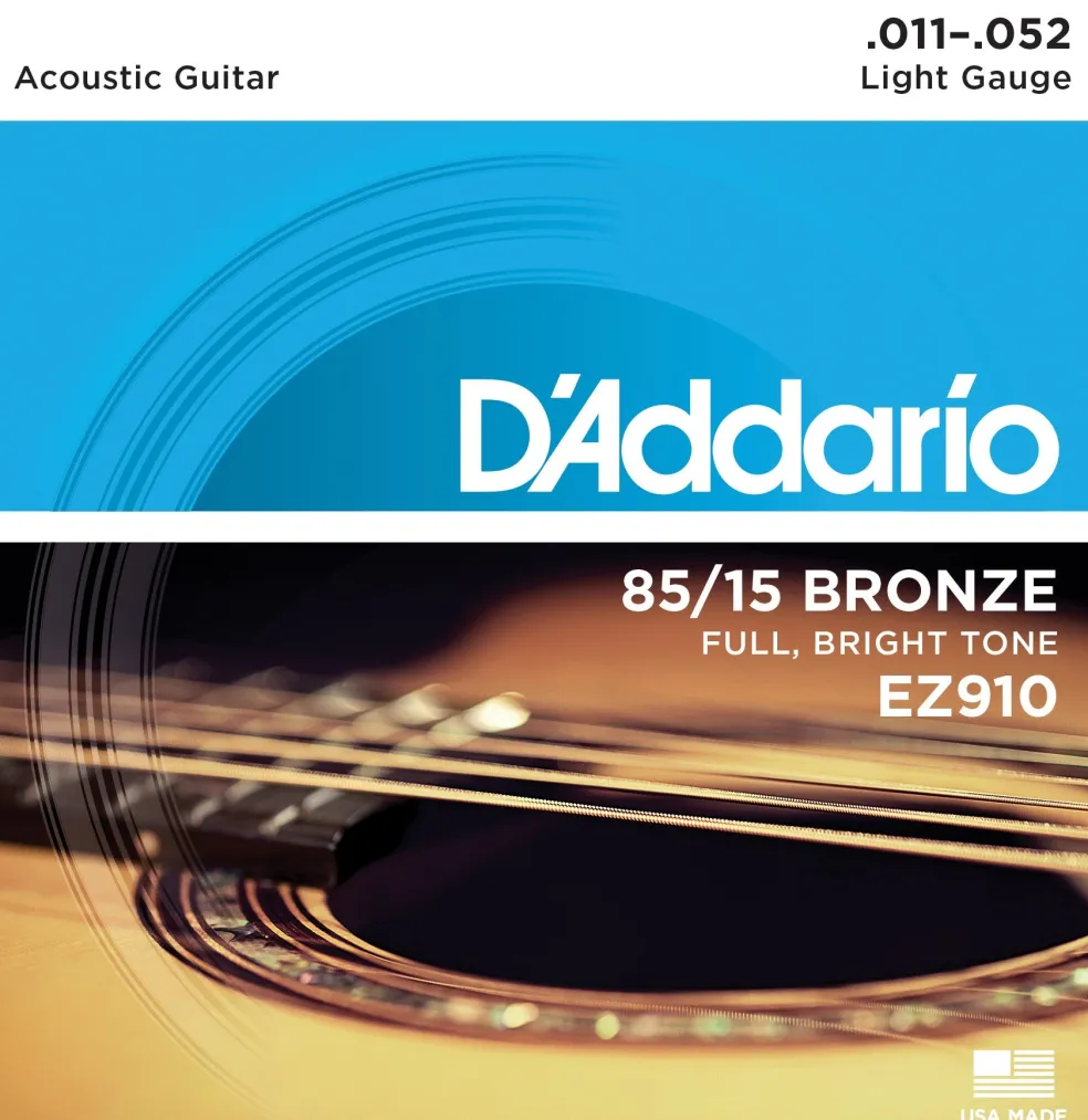 D'Addario EZ910 85/15 Bronze 11-52