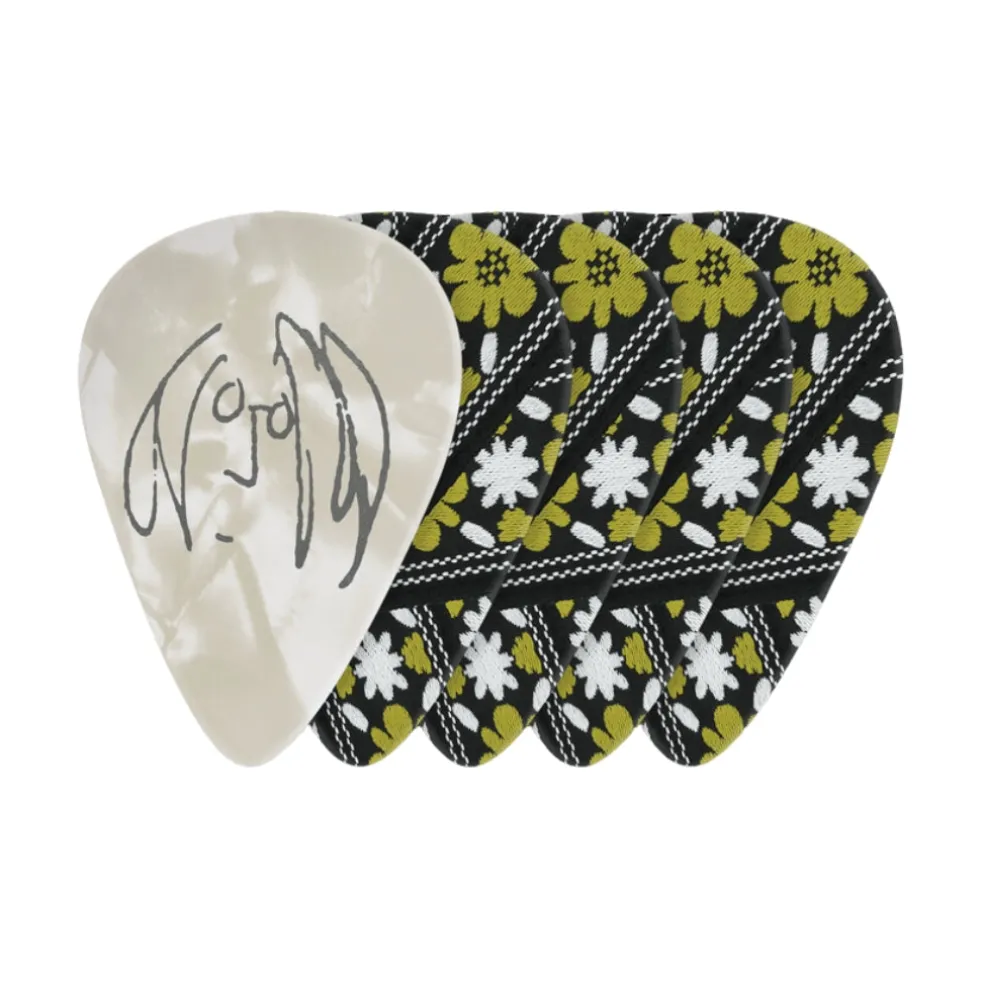 D'Addario John Lennon Rooftop Guitar Picks - Medium Gauge (.70mm) 10-Pack