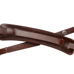 D'Addario John Lennon Signature Strap - Brown Leather w/Pad