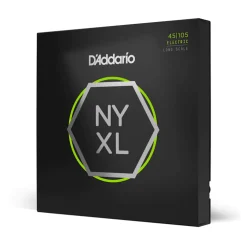 D'Addario NYXL45105 Nickel Wound Bass Guitar Strings, Light Top / Med Bottom, 45-105, Long Scale