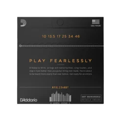D'Addario NYXL1046BT NYXL Nickel Wound Electric Guitar Strings - .010-.046 Balanced Tension Regular Light