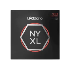 D'Addario NYXL1238PS NYXL Nickel Wound Strings for E9th Pedal Steel - .012-.038, Custom Medium