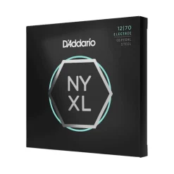 D'Addario NYXL1270PS NYXL Nickel Wound Strings for C6th Pedal Steel - .012-.070, Custom Medium