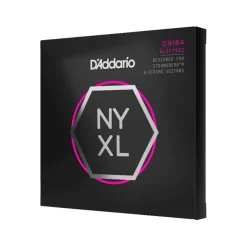 D'Addario NYXL0984SB NYXL Nickel Wound Electric Guitar Strings - .009-.084 Custom Light 8-string