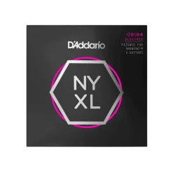 D'Addario NYXL0984SB NYXL Nickel Wound Electric Guitar Strings - .009-.084 Custom Light 8-string