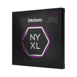 D'Addario NYXL09564SB NYXL Nickel Wound Electric Guitar Strings - .0095-.064 Custom Light 7-string
