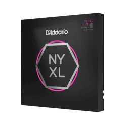 D'Addario NYXL32130SL NYXL Super Long 6-string Bass Strings - .032-.130