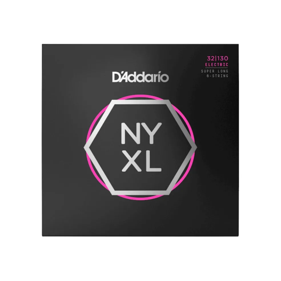 D'Addario NYXL32130SL NYXL Super Long 6-string Bass Strings - .032-.130