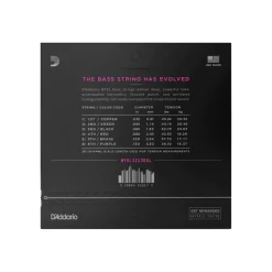 D'Addario NYXL32130SL NYXL Super Long 6-string Bass Strings - .032-.130