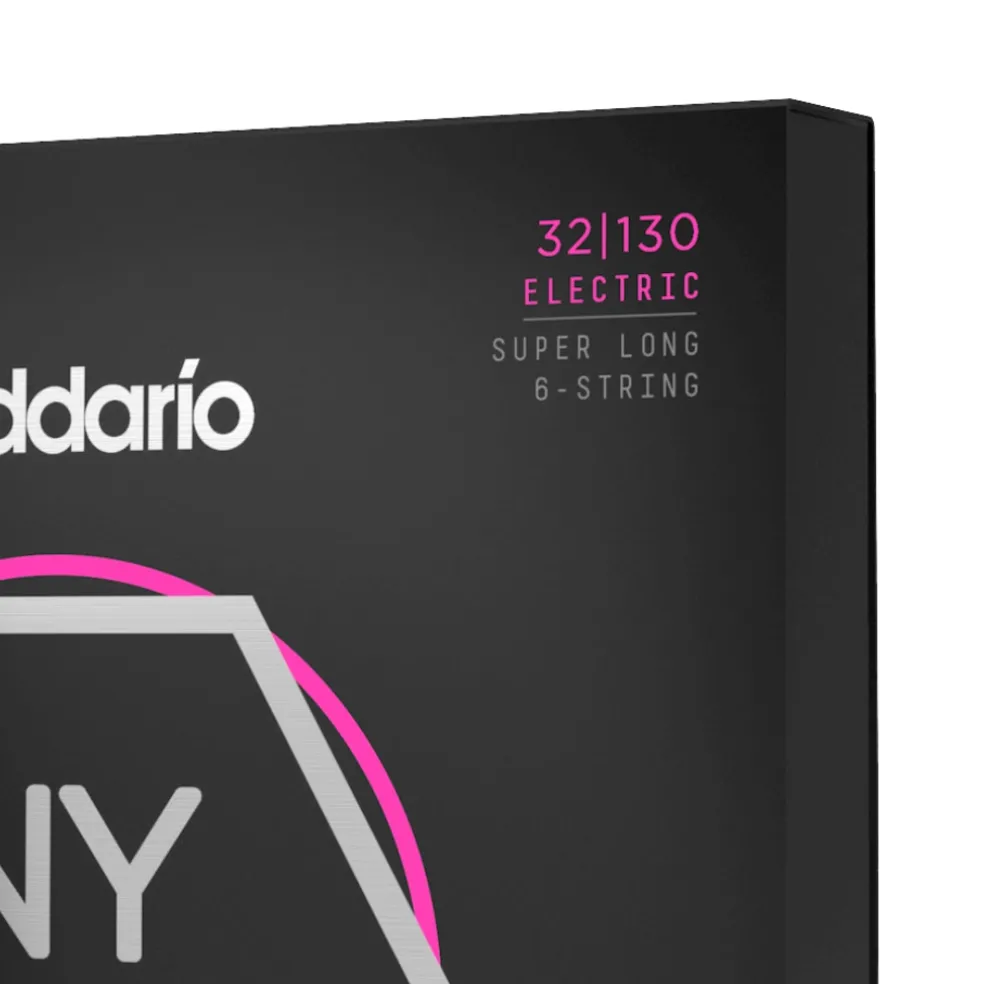 D'Addario NYXL32130SL NYXL Super Long 6-string Bass Strings - .032-.130