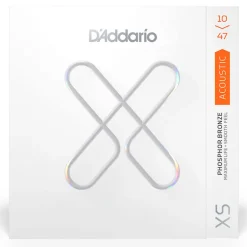 D'Addario XS Phosphor Bronze Acoustic Guitar Strings - 10-47