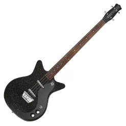 Danelectro '59 Short Scale Bass - Black Metal Flake
