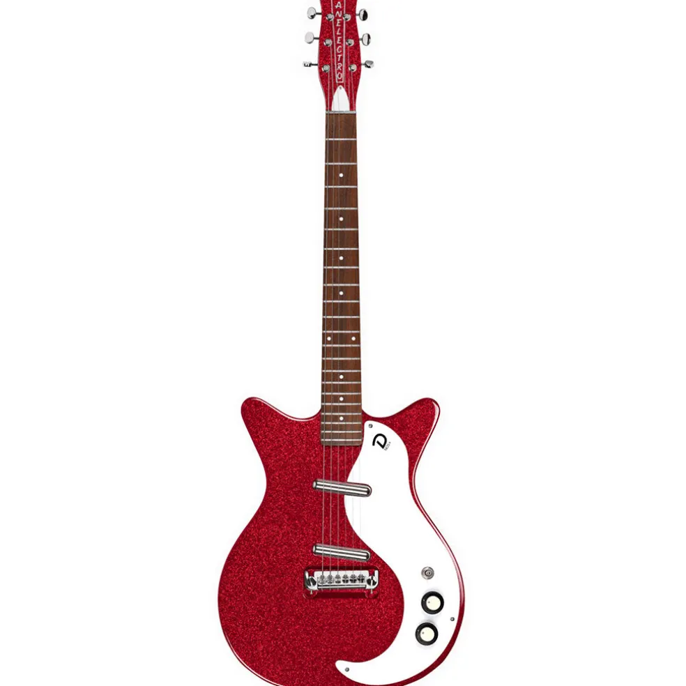 Danelectro '59M NOS+ Red Metal Flake