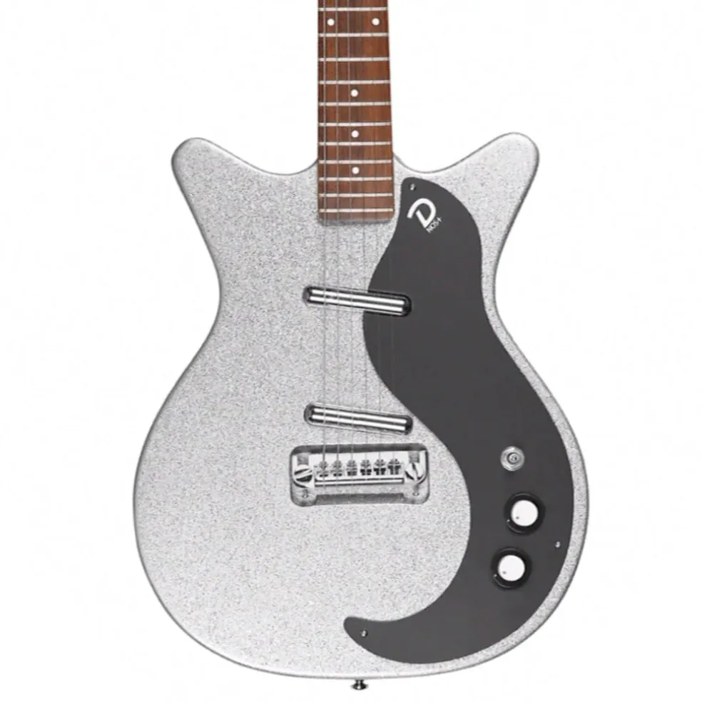 Danelectro '59M NOS+ Silver Metal Flake