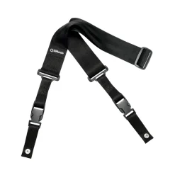 DiMarzio DD2200B 2″ Nylon Cliplock Guitar Strap in Black