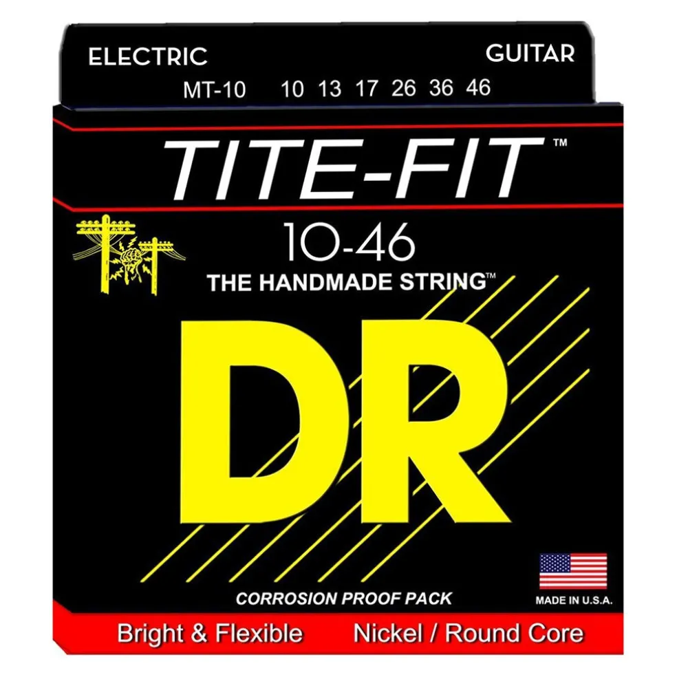DR MT-10 TITE-FIT - Nickel Plated: Medium 10-46