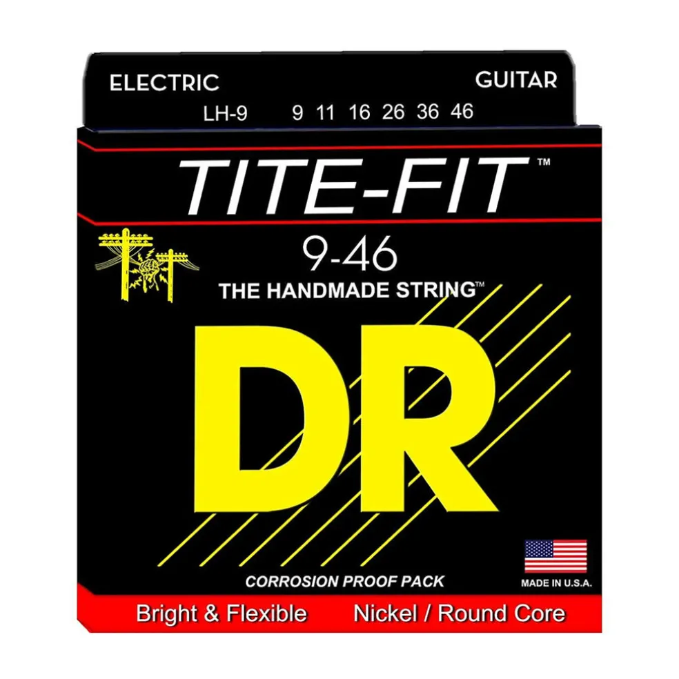 DR TITE-FIT 9-46 TITE N LITE - Electric Guitar Strings