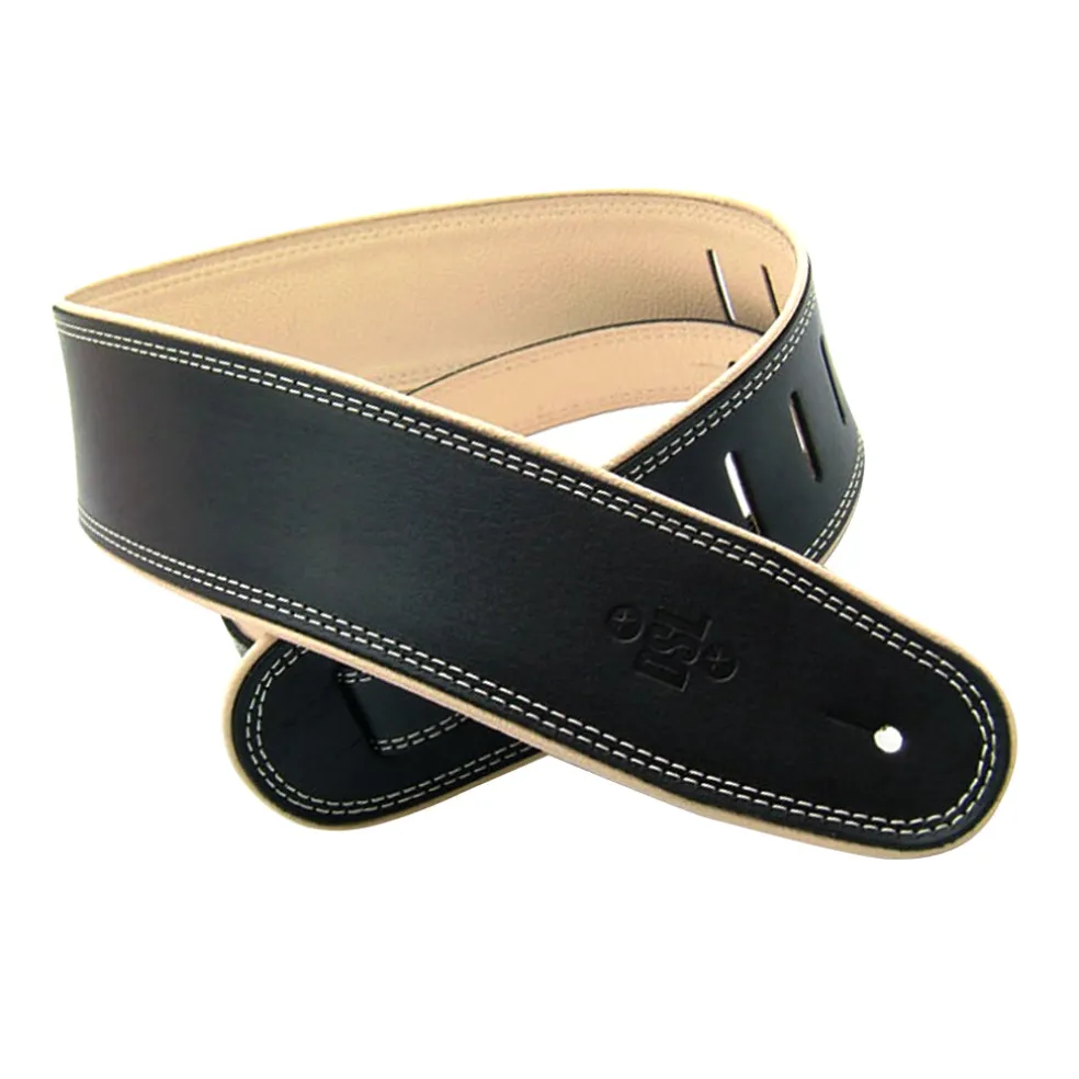 DSL GEP25-15-3 Strap Leather Rolled Edge Black/Beige
