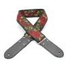 DSL Jacquard Weaving 2" Guitar Strap - FG RED