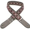 DSL JAC20-REDHOUSE Strap 2" Jacquard Weave Red/Black