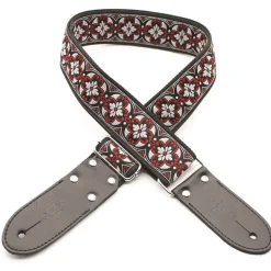 DSL JAC20-REDHOUSE Strap 2" Jacquard Weave Red/Black