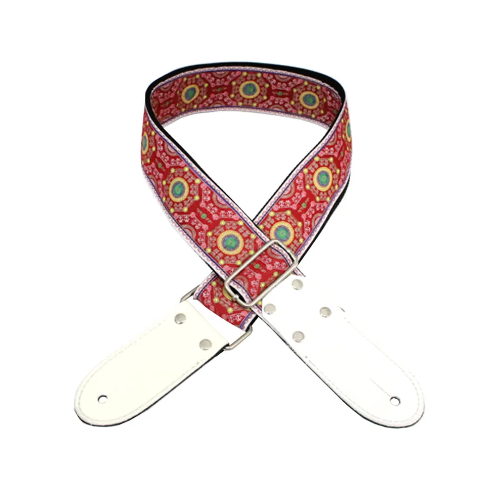 DSL JAC20-SAL-RED Strap 2" Jacquard Weave Sal Red