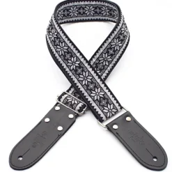 DSL JAC20-SNOW Strap 2" Jacquard Weave Snow