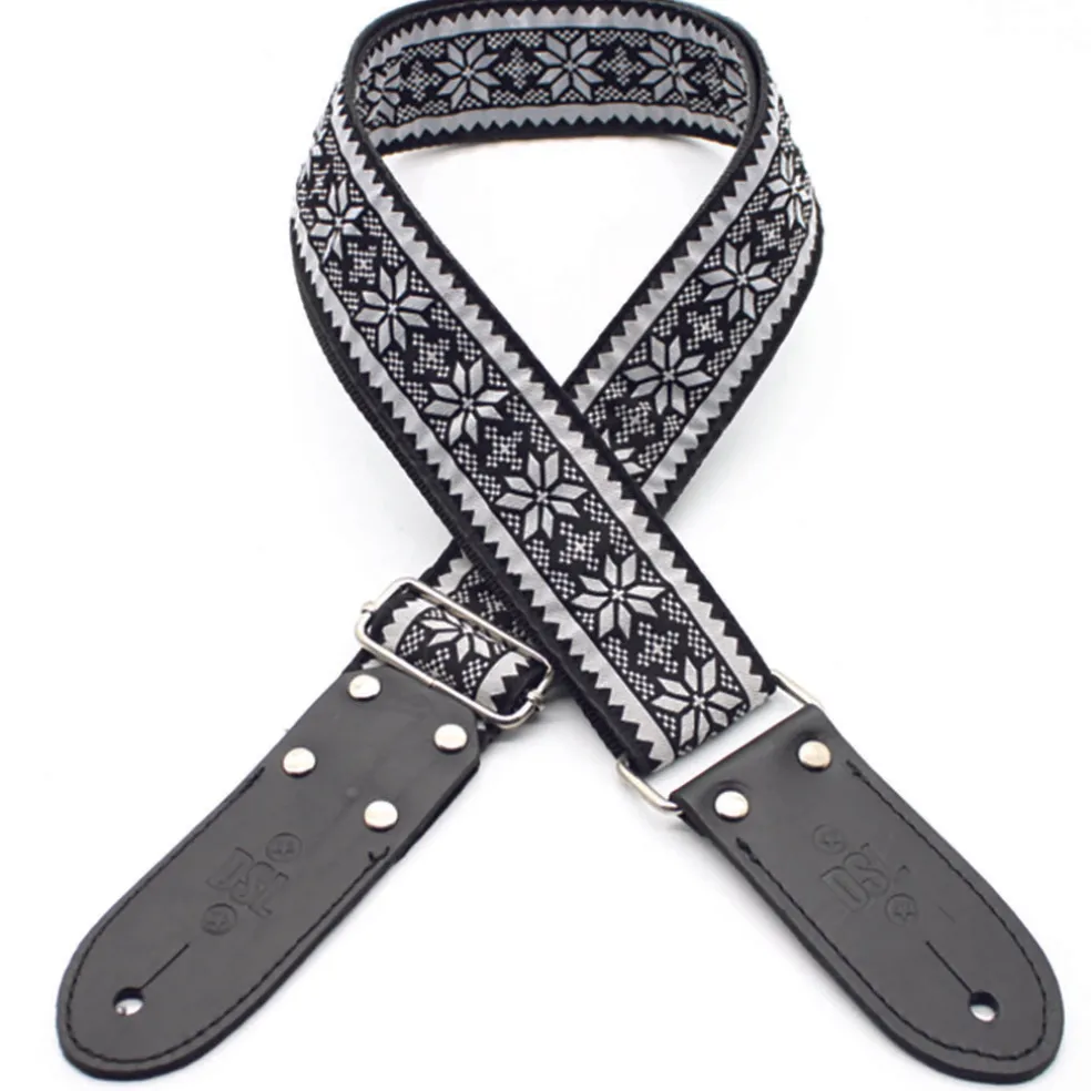 DSL JAC20-SNOW Strap 2" Jacquard Weave Snow