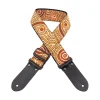 DSL 2" Indigenous Handmade Fabric Guitar Strap - Goanna Dreaming