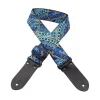 DSL 2" Indigenous Handmade Fabric Guitar Strap - Snakevine Dreaming
