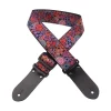 DSL 2" Indigenous Handmade Fabric Guitar Strap - Emu Dreaming