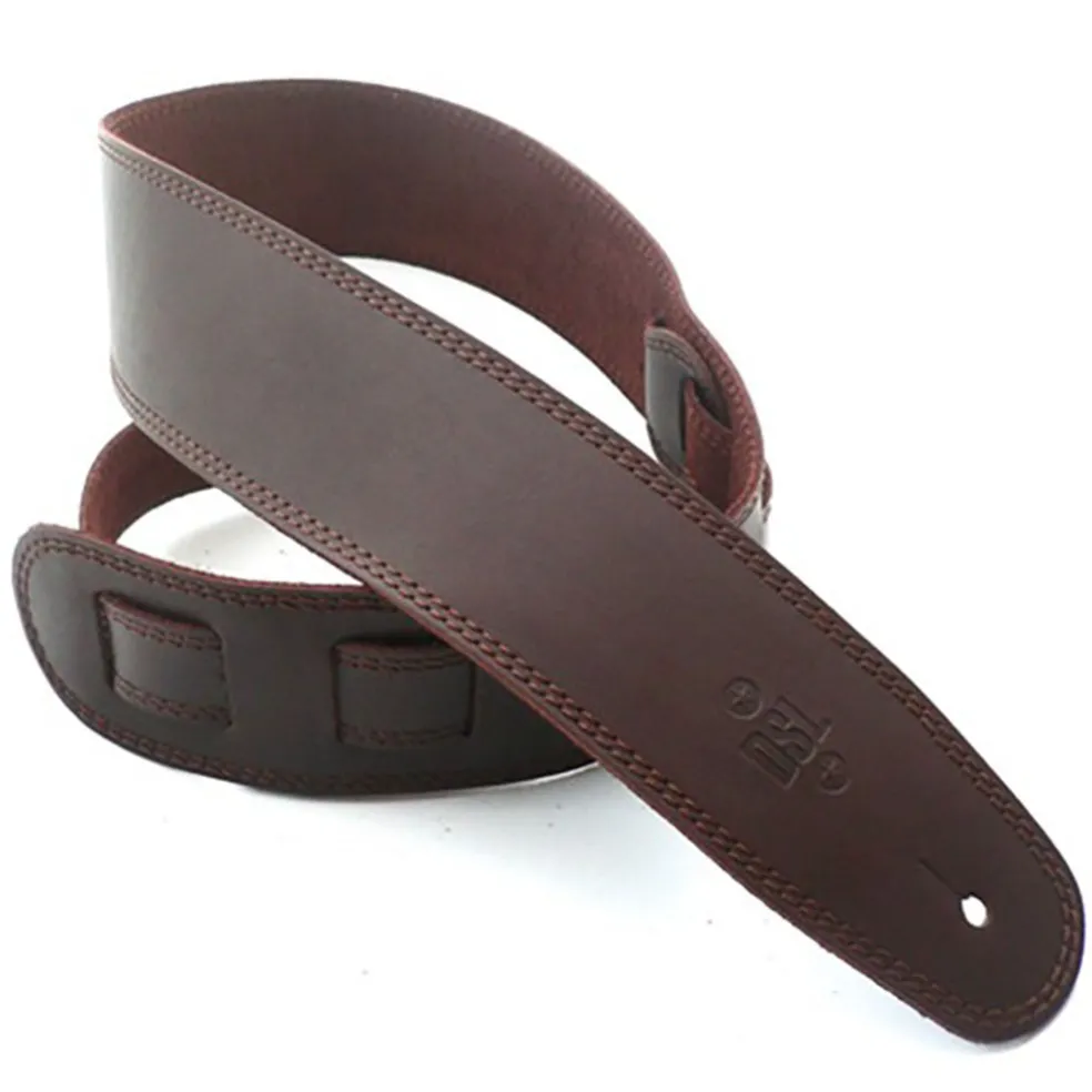 DSL SGE25-17-2 Strap 2.5" Single Ply Brown with Brown Stitch