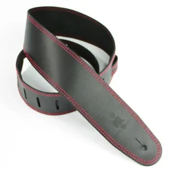 DSL SGE25-15-6 Strap 2.5" Single Ply Black with Red Stitch