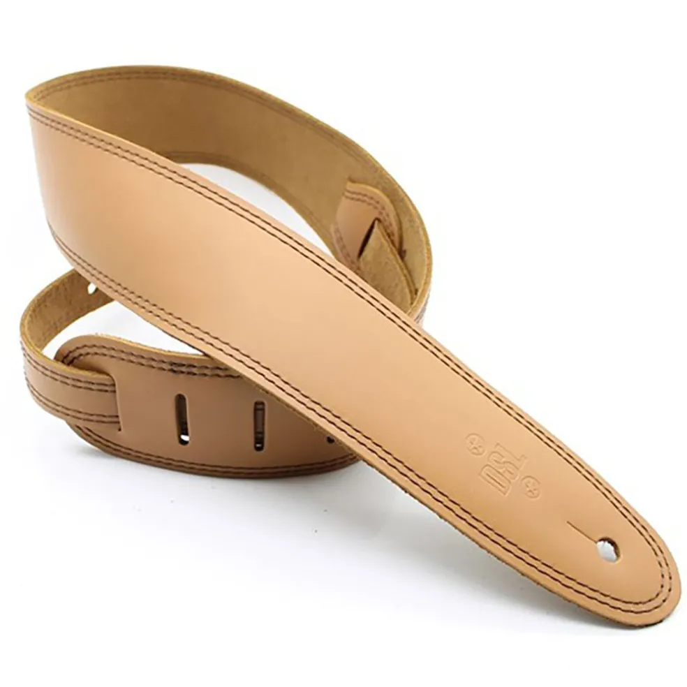 DSL SGE25-18-2 Strap 2.5" Single Ply Tan with Brown Stitch