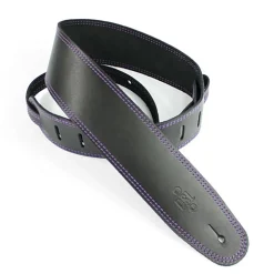 DSL SGE25-15-9 Strap 2.5" Single Ply Black with Purple Stitch