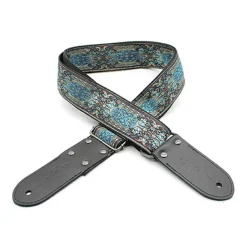 DSL Strap 2" Jacquard Weave Shiraz Blue