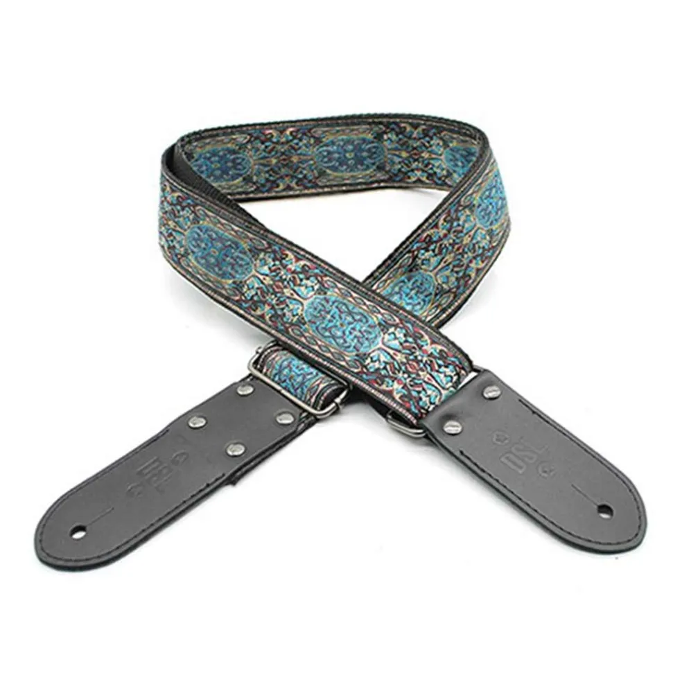 DSL Strap 2" Jacquard Weave Shiraz Blue