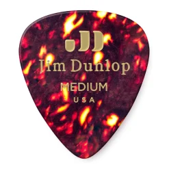 Dunlop Celluloid Shell Picks 12pk - Medium