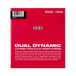 Dunlop Hybrid Nickel Over Stainless Steel Bass Strings 5 string 45-125