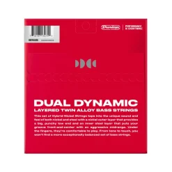 Dunlop Hybrid Nickel Over Stainless Steel Bass Strings 45-105