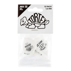 Dunlop JPT415 - 1.5mm Tortex Jazz III XL Picks 12pk