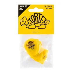 Dunlop JPT473 - 0.73mm Tortex Jazz III XL Picks 12pk