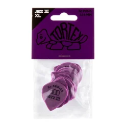 Dunlop JPT414 - 1.14mm Tortex Jazz III XL Picks 12pk