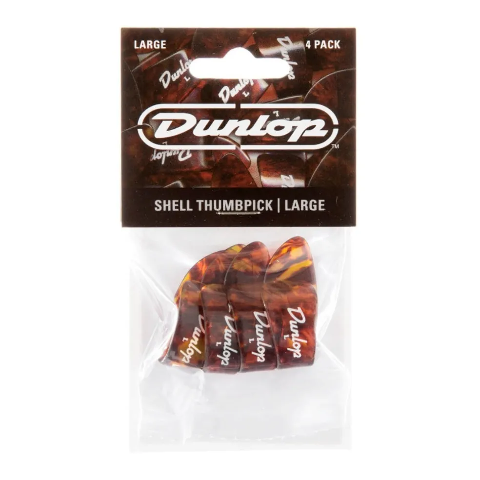 Dunlop JPTPLS - Large Thumb Picks Tortoise Shell Player Pack