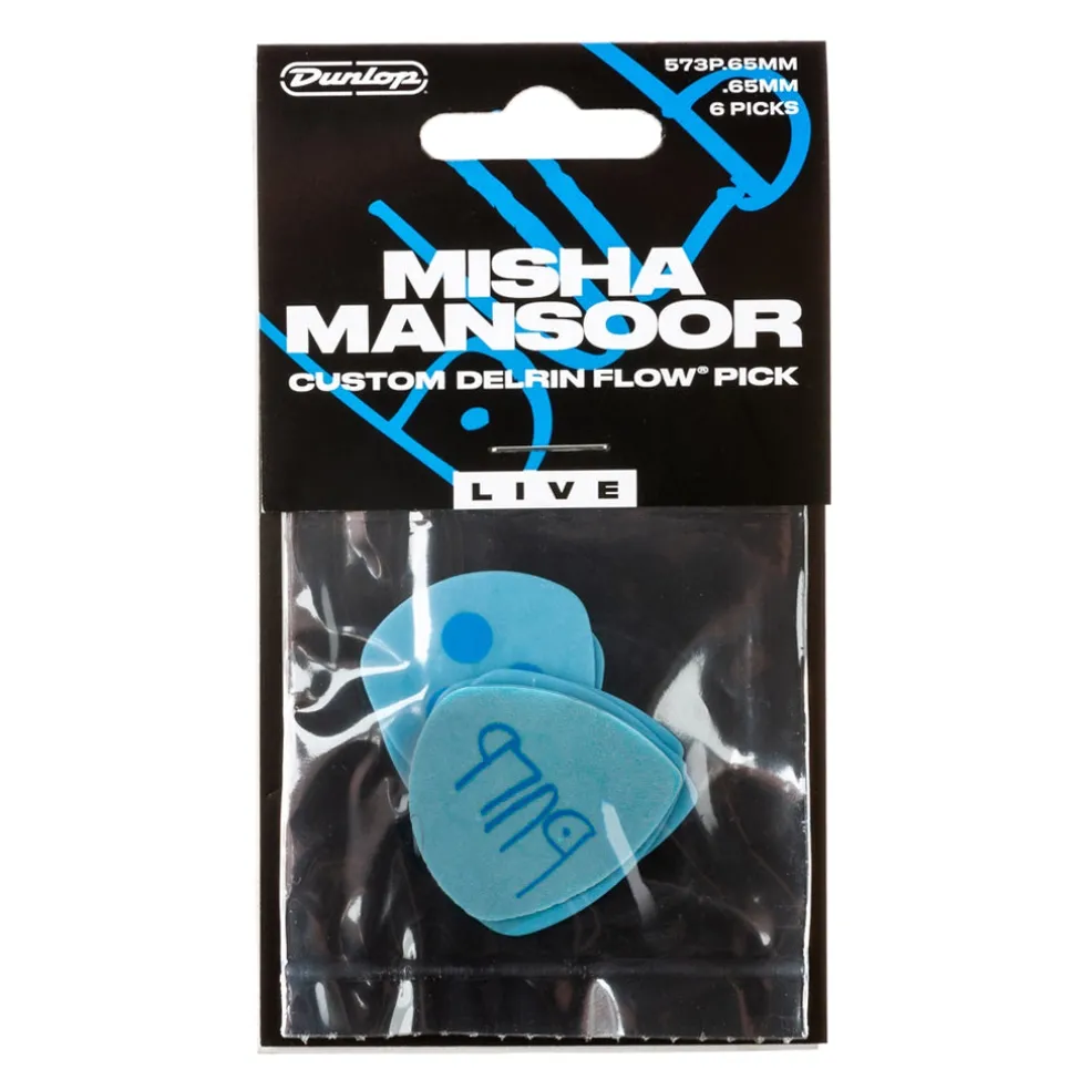 Dunlop Misha Mansoor "Live" .65mm Players Pack