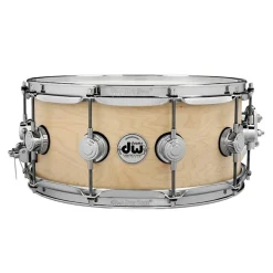 DW Collector's Series® Maple Satin Oil Snare Drum w/ Chrome Hardware - 14"x6.5"