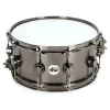DW Collector's Series® 14"x6.5" Satin Black Nickel over Brass with Black Nickel Hardware