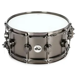DW Collector's Series® 14"x6.5" Satin Black Nickel over Brass with Black Nickel Hardware