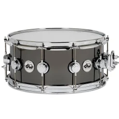 DW Collector's Series® 14"x6.5" Black Nickel over Brass with Chrome Hardware